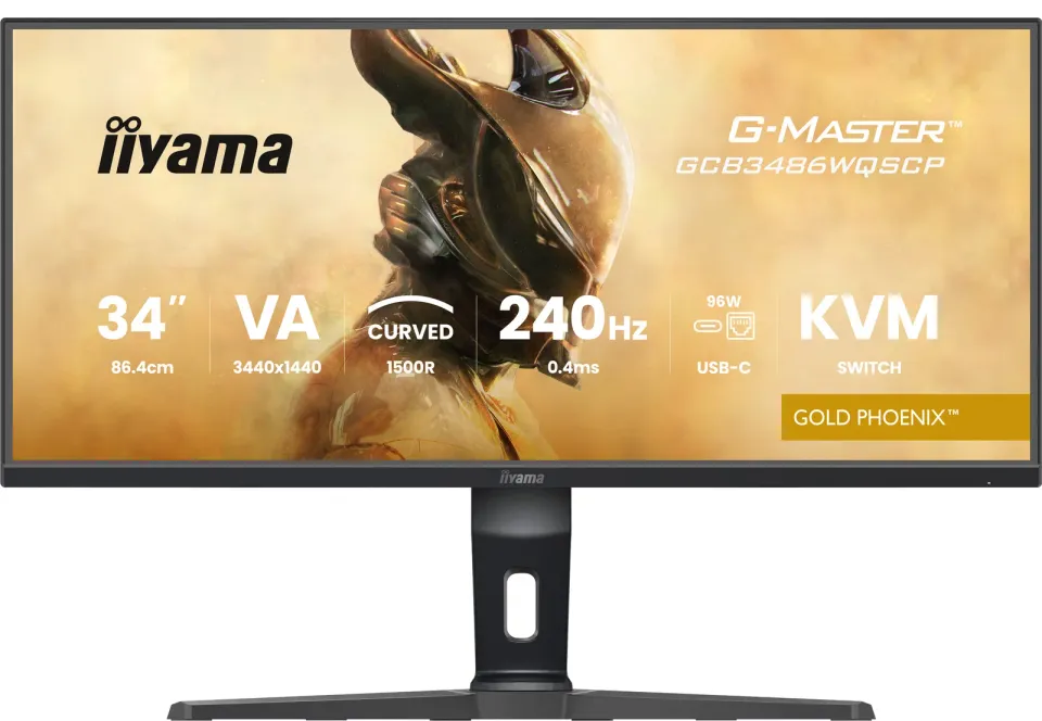iiyama G-Master/GCB3486WQSCP-B1/34"/VA/wQHD/240Hz/0,4ms/Black/3R