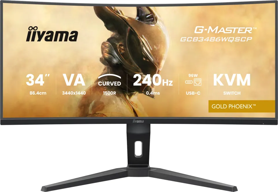 iiyama G-Master/GCB3486WQSCP-B1/34"/VA/wQHD/240Hz/0,4ms/Black/3R