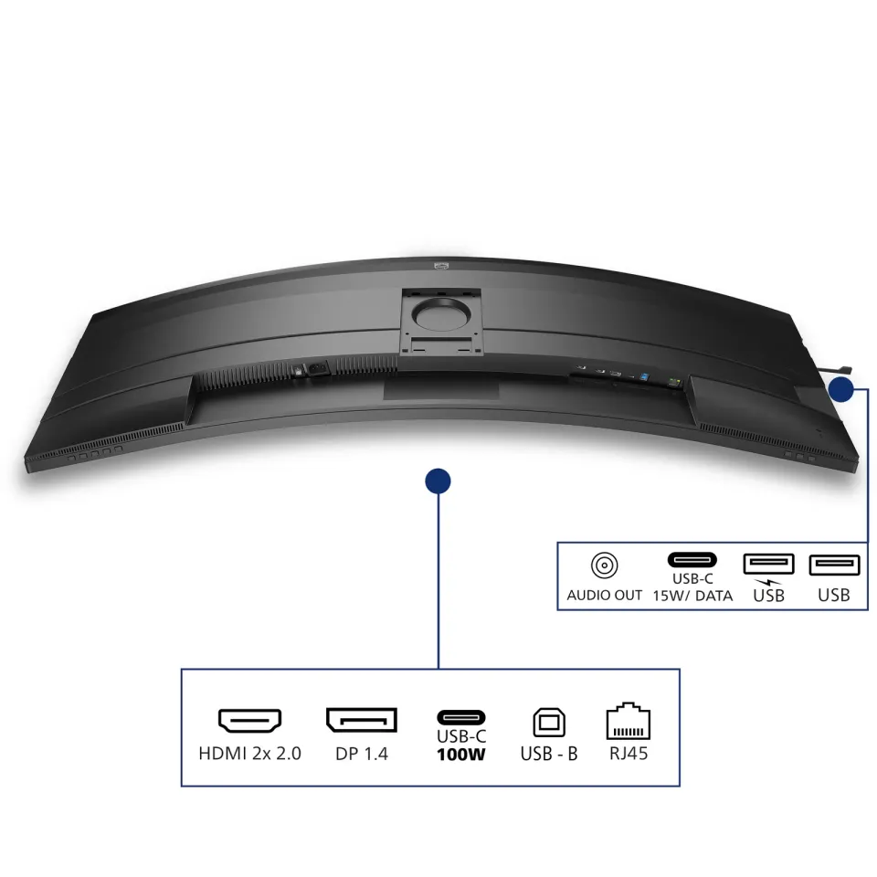 Philips LCD 49B2U5900C 48,8" zakřivený VA/5120x1440@75Hz/4ms/450cd/2xHDMI/DP/3xU