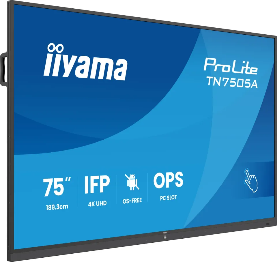 75" iiyama TN7505A-B1AG:IPS,4K,no Android