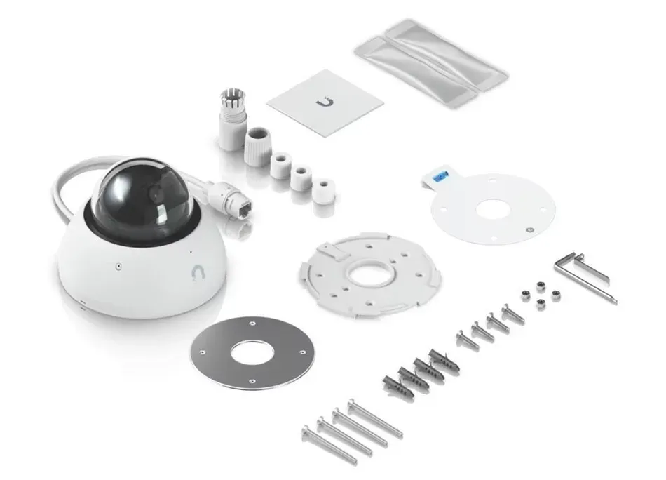 UBNT UVC-AI-Dome-W - AI Dome PoE kamera, 8MP, bílá