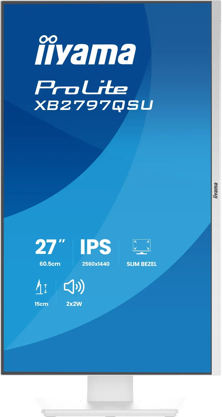 iiyama ProLite/XB2797QSU-W1/27"/IPS/QHD/75Hz/1ms/Bílá/5R