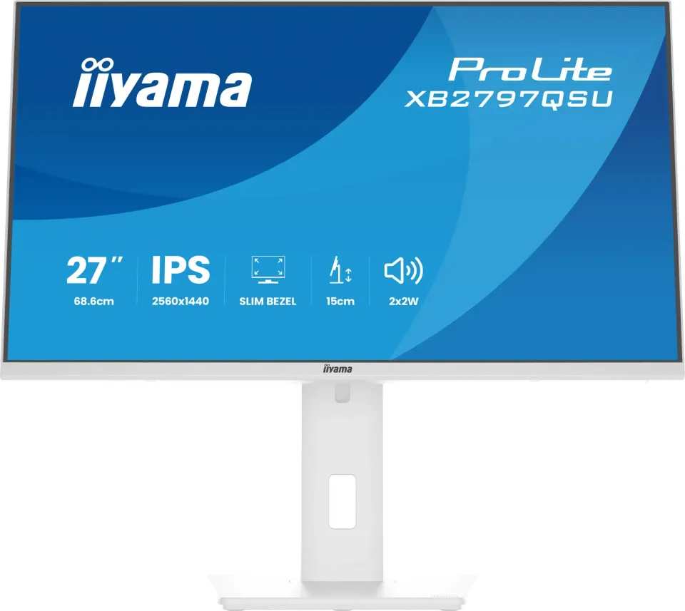 iiyama ProLite/XB2797QSU-W1/27"/IPS/QHD/75Hz/1ms/Bílá/5R