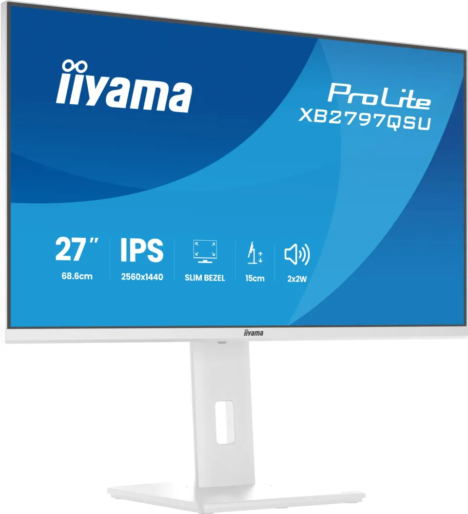 iiyama ProLite/XB2797QSU-W1/27"/IPS/QHD/75Hz/1ms/Bílá/5R
