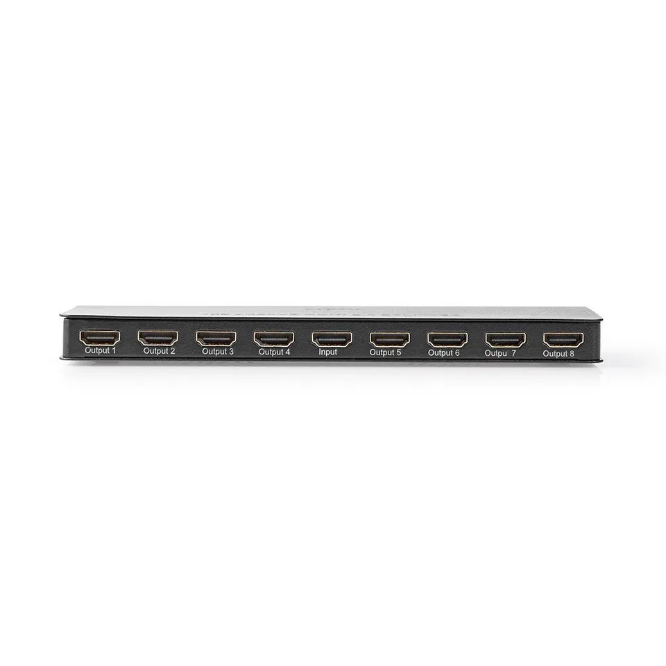 Nedis VSPL3478ATH - HDMI Rozbočovač | 8 Portů port(s) | Vstup HDMI | 8x Výstup