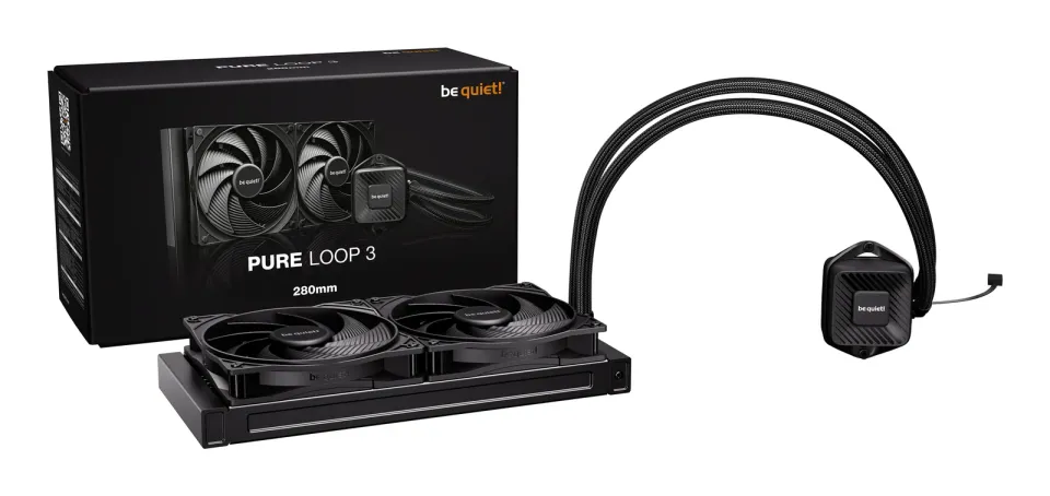 Be quiet! Pure Loop 3 vodní chladič CPU 280mm / 2x140mm / Intel 1851 / 1700 / 1200 / 1151 / 1150 / 1155 / AMD AM4 / AM5