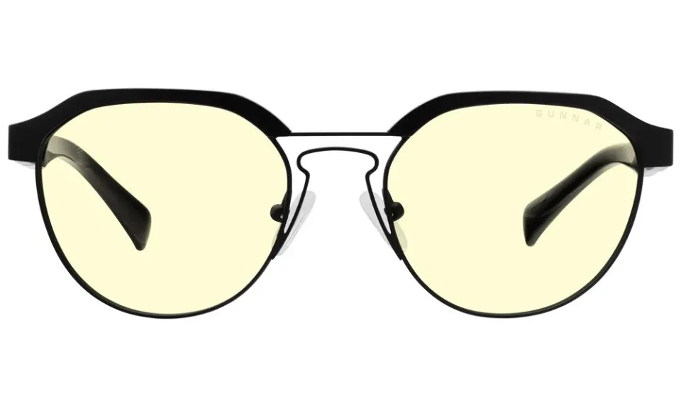 GUNNAR kancelářske/herní brýle CAMPBELL ONYX jantarová skla BLF 65 GUNNAR focus