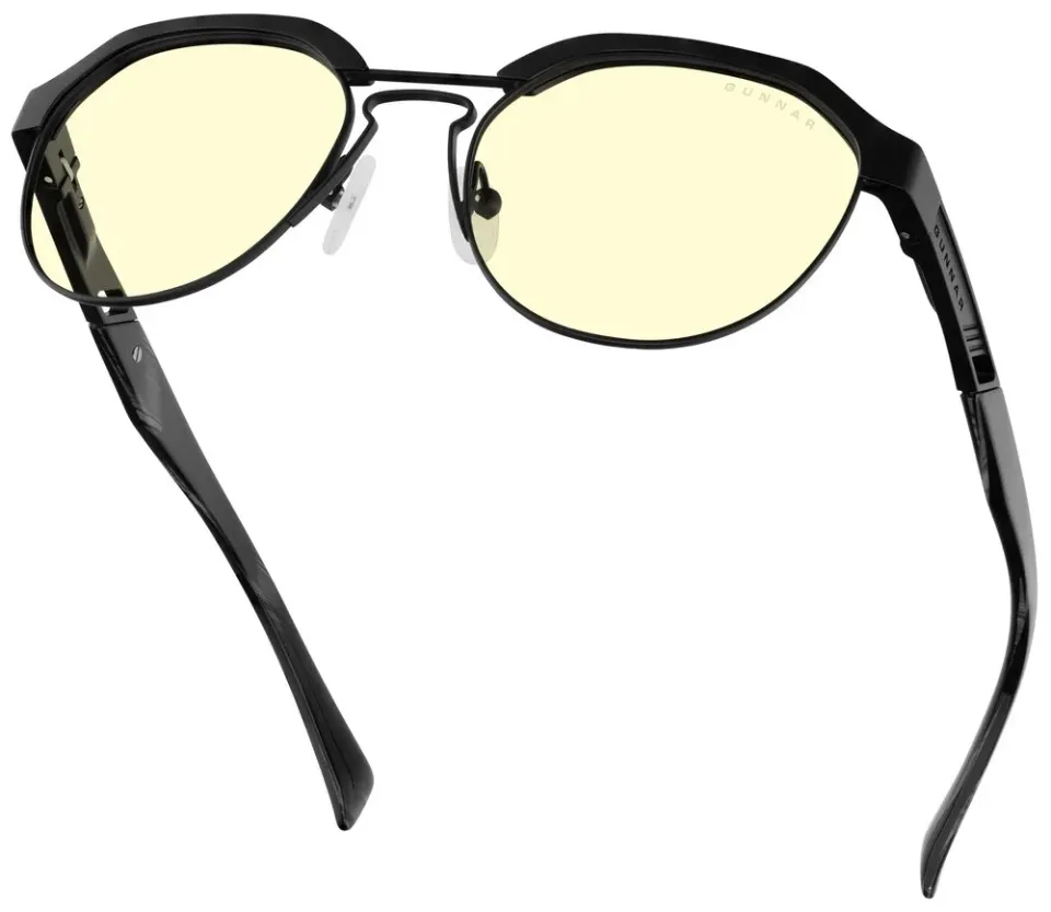GUNNAR kancelářske/herní brýle CAMPBELL ONYX jantarová skla BLF 65 GUNNAR focus
