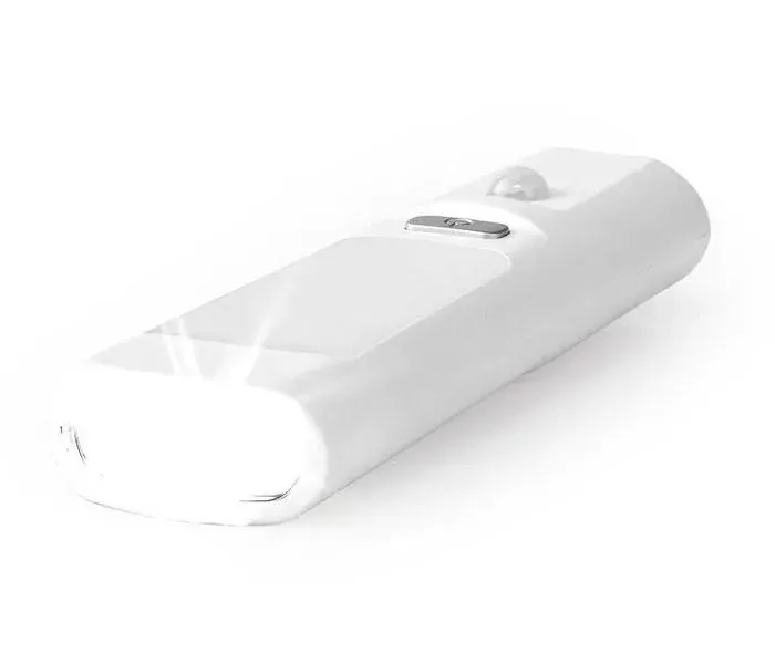 NEDIS LED orientační svítilna/ 37 lm/ síťové napájení/ 220 - 240 V AC 50 Hz/ 1.3 W/ dobíjecí/ bílá