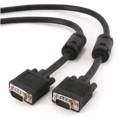 GEMBIRD Kabel prodlouž mon 15M/15F VGA 3m stíněný extra, ferrity, BLACK