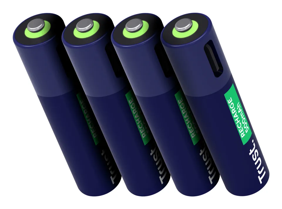 TRUST USB-C RECHARGEABLE BATTERIES 4P - AAA