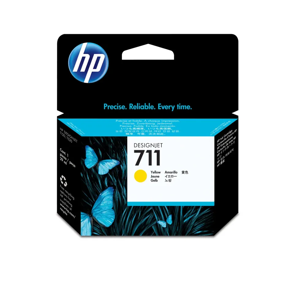 HP CZ132A náplň č.711 žlutá malá 29ml (yellow, pro DesignJet T120, T130, T520)
