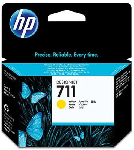 HP CZ132A náplň č.711 žlutá malá 29ml (yellow, pro DesignJet T120, T130, T520)