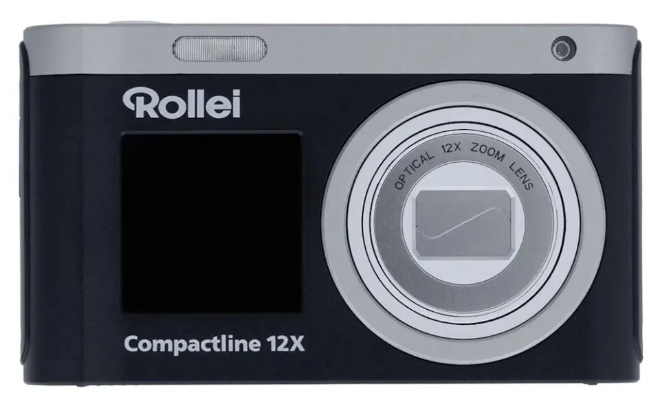 Rollei Compactline 12x/ 64 MPix/ 12x zoom/ 2,8 IPS LCD/ 4K UHD video/ Stabilizace/ Černý