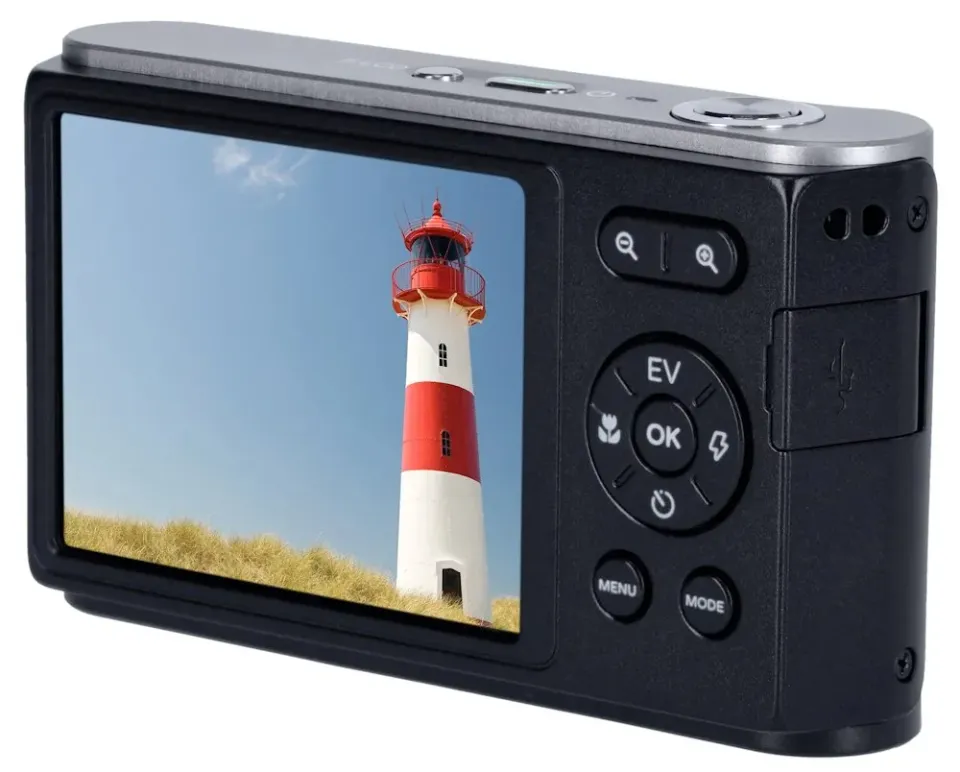 Rollei Compactline 12x/ 64 MPix/ 12x zoom/ 2,8 IPS LCD/ 4K UHD video/ Stabilizace/ Černý