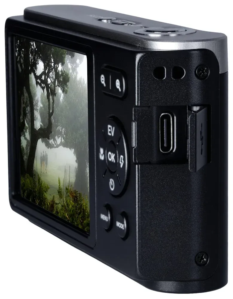 Rollei Compactline 12x/ 64 MPix/ 12x zoom/ 2,8 IPS LCD/ 4K UHD video/ Stabilizace/ Černý