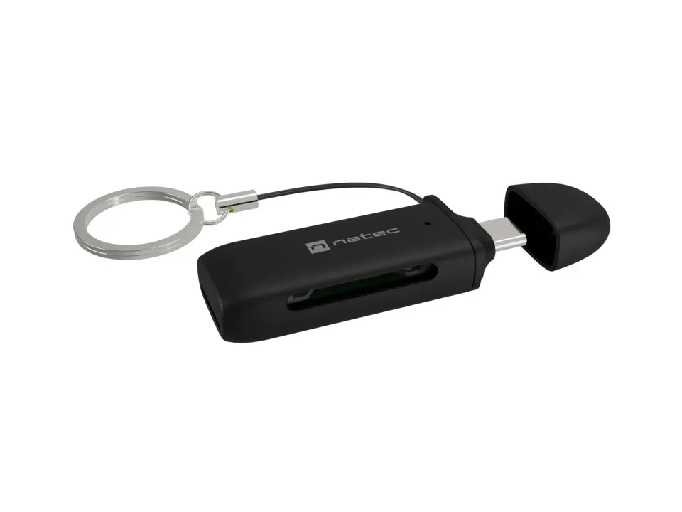 Čtečka karet Natec SCARAB C SD/MICRO SD USB 3.2 GEN 1, Černá