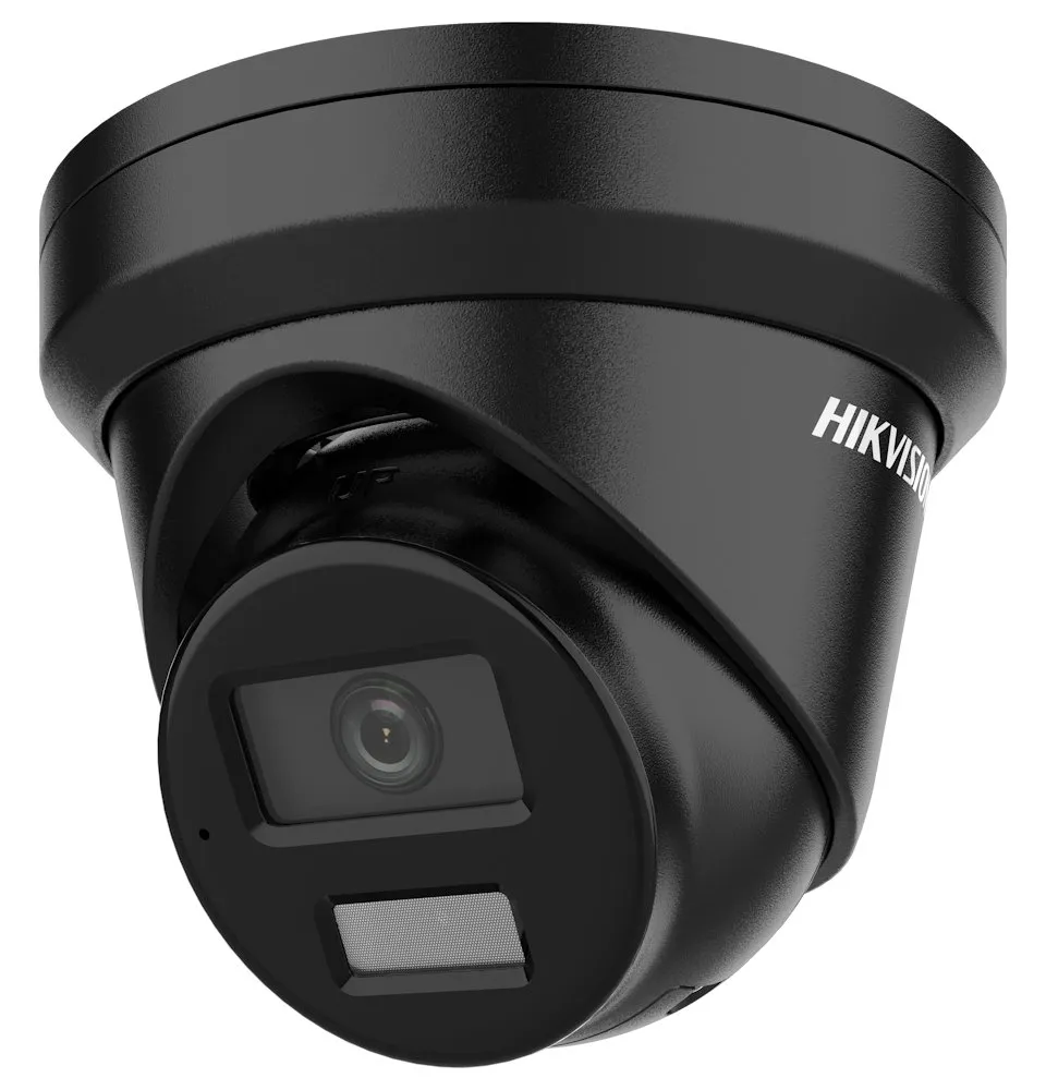 Hikvision DS-2CD2346G2H-IU(2.8mm)(eF)/BLACK 4MPix IP Turret AcuSense kamera; IR 30m, mikrofon, IP67
