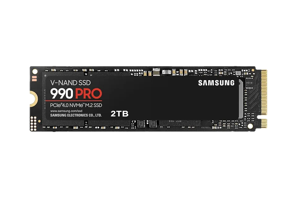 SAMSUNG 990 PRO 2TB PCIe 4.0 NVMe SSD M.2 PCIe 4.0 x4 NVMe 2.0 (čtení max. 7450MB/s, zápis max. 6900MB/s)