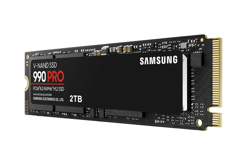 SAMSUNG 990 PRO 2TB PCIe 4.0 NVMe SSD M.2 PCIe 4.0 x4 NVMe 2.0 (čtení max. 7450MB/s, zápis max. 6900MB/s)