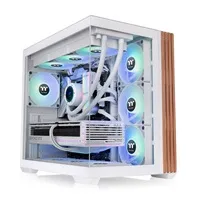 THERMALTAKE Case View 380 WS ARGB, Průhledná bočnice, bílá
