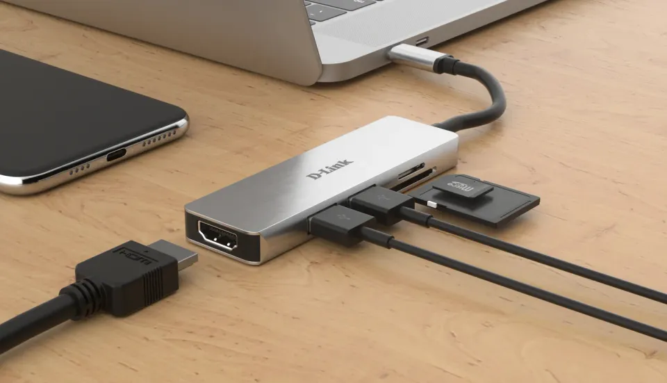 D-Link DUB-M530 5-in-1 USB-C Hub with HDMI and SD/microSD Card Reader