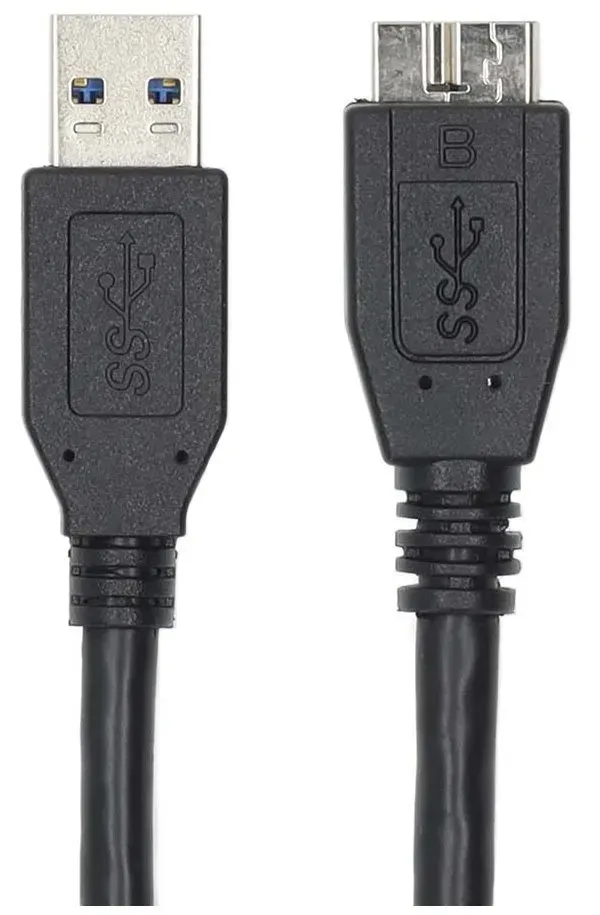 NEDIS kabel USB 3.0/ zástrčka USB-A - zástrčka USB-Micro B/ černý/ bulk/ 1m
