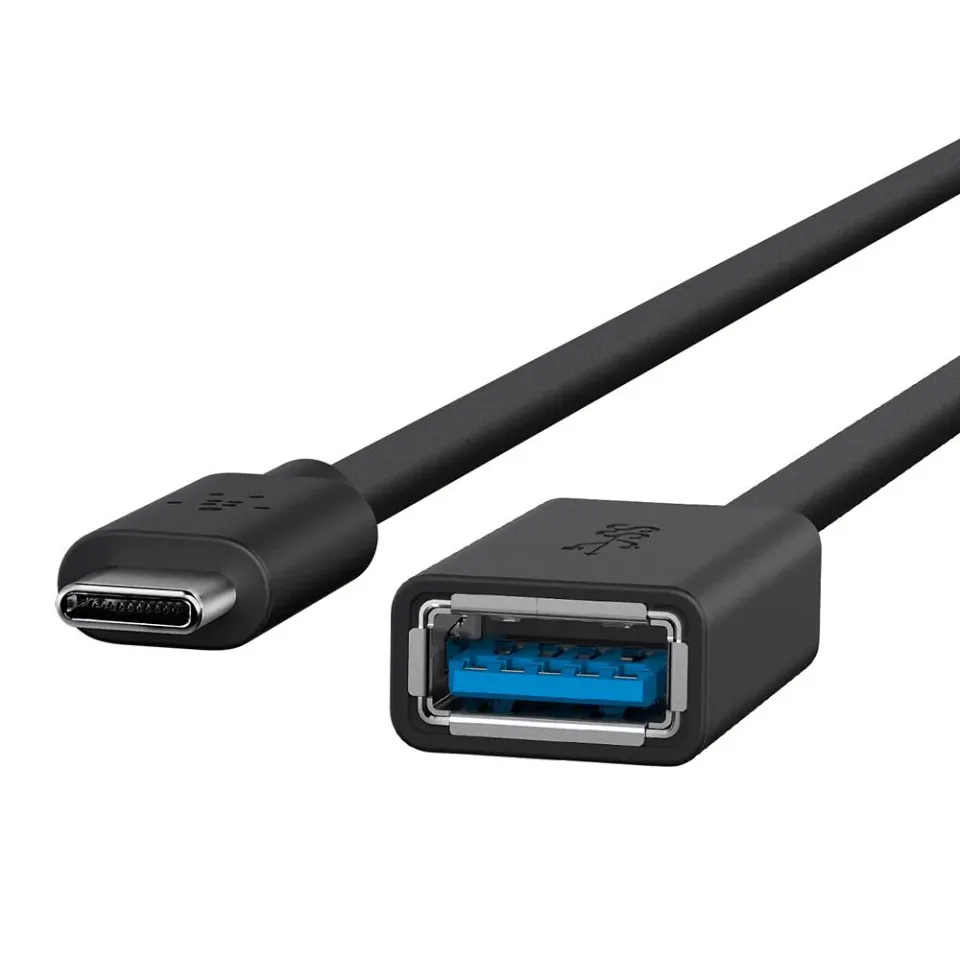 Belkin adaptér USB-C 3.0 to USB-A, 15cm, černá