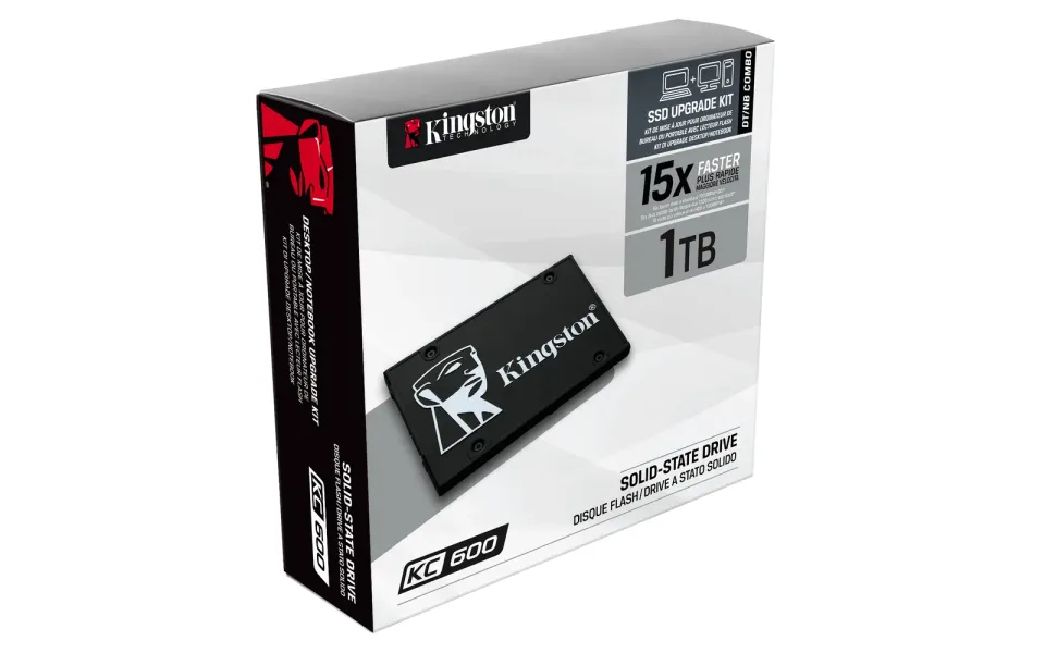Kingston Flash 1024G SSD KC600 SATA3 2.5"