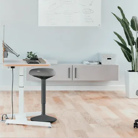 Leitz Ergo ergonomická balanční židle pro stání, tmavě šedá