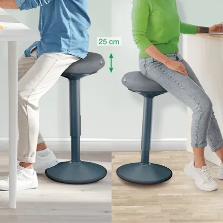 Leitz Ergo ergonomická balanční židle pro stání, tmavě šedá