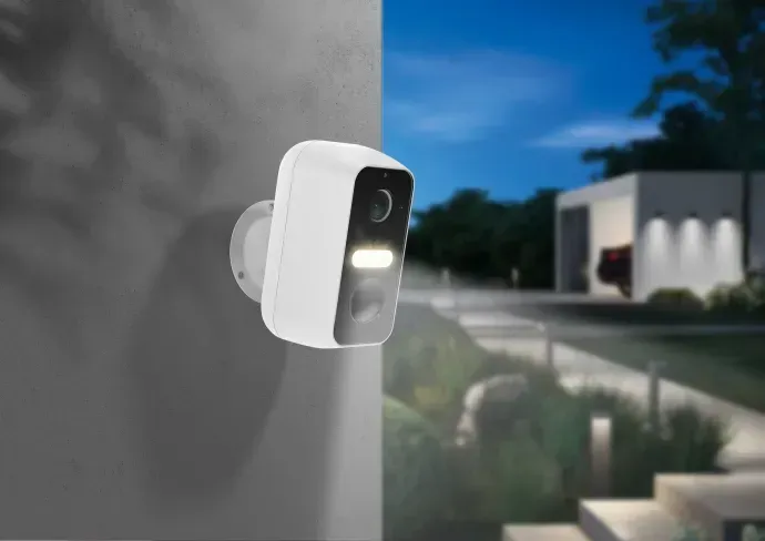 iGET HOME Camera CS11 White Battery - bateriová IP 2K kamera s LED a zvukem