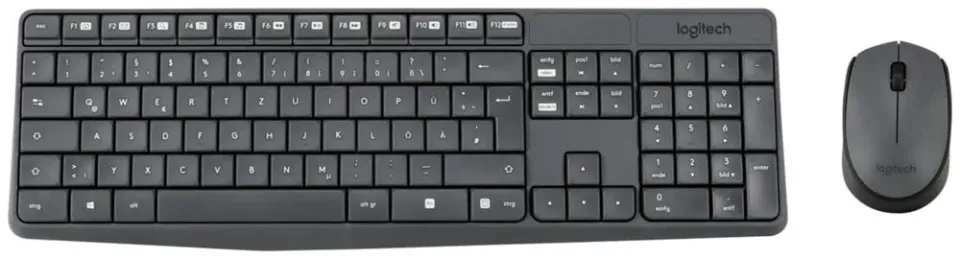 Logitech Wireless Desktop MK235, CZ/SK