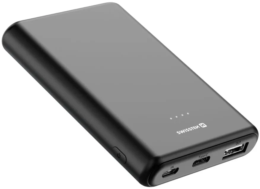Swissten power line power bank 5000 mah 10w black