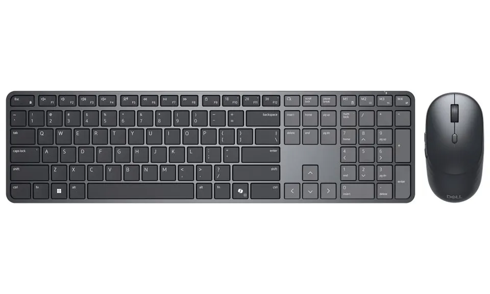 DELL KM726 bezdrátová klávesnice a myš GER/ německá - černá