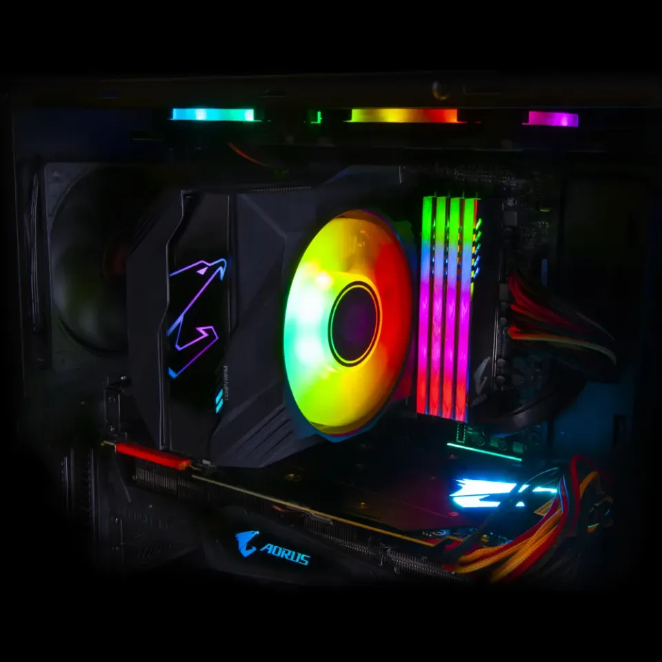 GIGABYTE chladic CPU cooler ATC800, RGB Ligthing, AORUS
