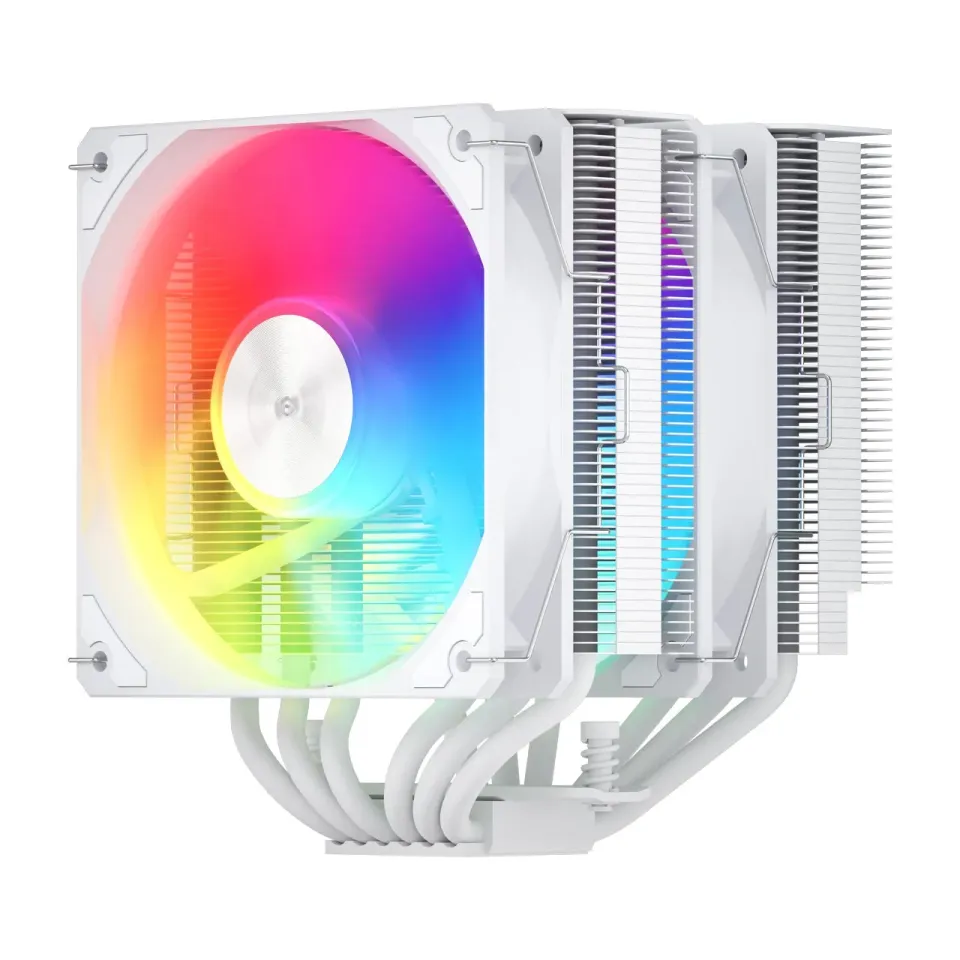 FSP Chladič CPU MP7-WA Dual, 120mm FDB Fan, White