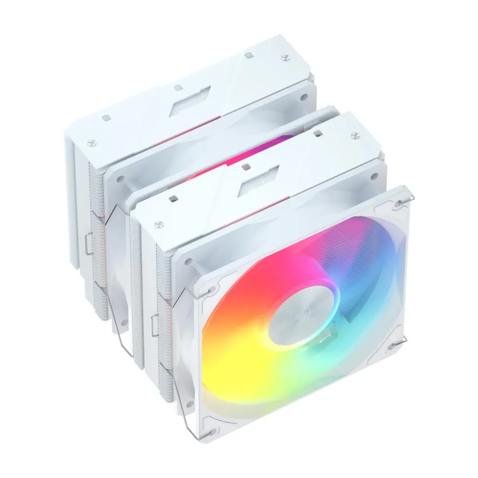 FSP Chladič CPU MP7-WA Dual, 120mm FDB Fan, White
