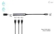 i-tec USB-C Metal HUB 1x USB 3.0 + 3x USB 2.0