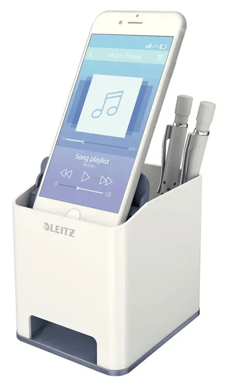 LEITZ Stojánek na tužky WOW hudební, Šedá