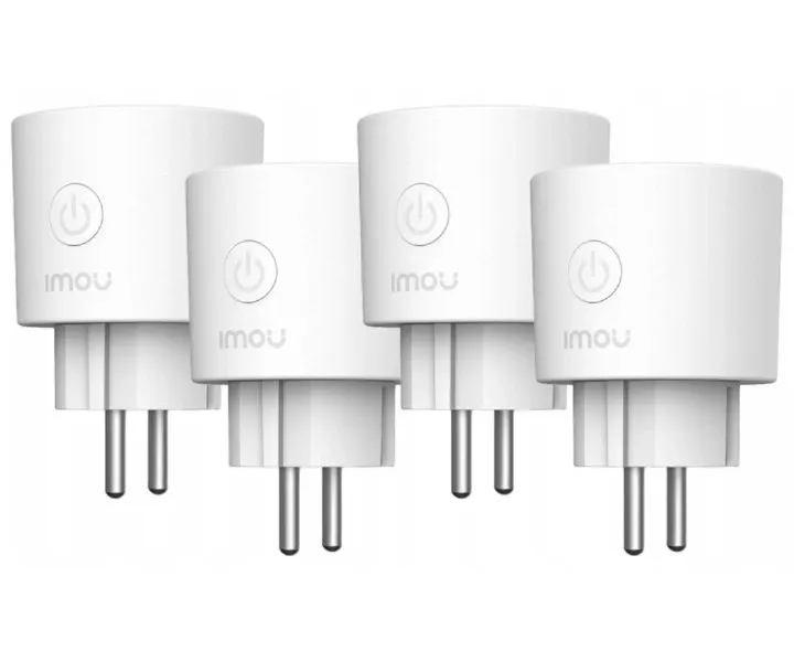 Imou chytrá zásuvka CE2P/ Wi-Fi/ Matter/ Bluetooth 5.0/ bílá/ 4ks v balení/ CZ app