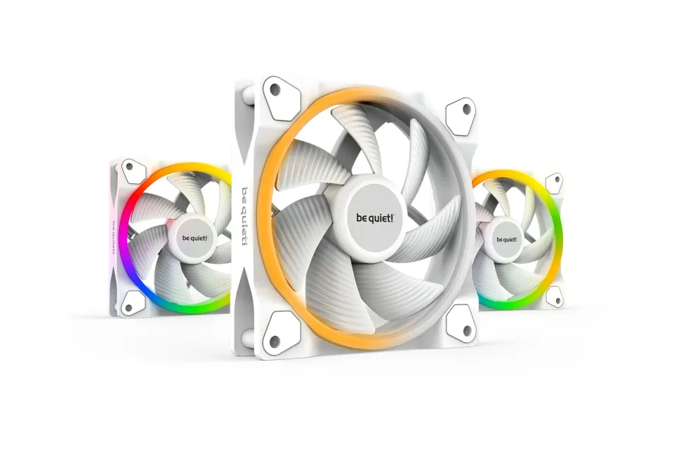 Be quiet! / ventilátor Light Wings White / 120mm / PWM / 3-pack / bílý