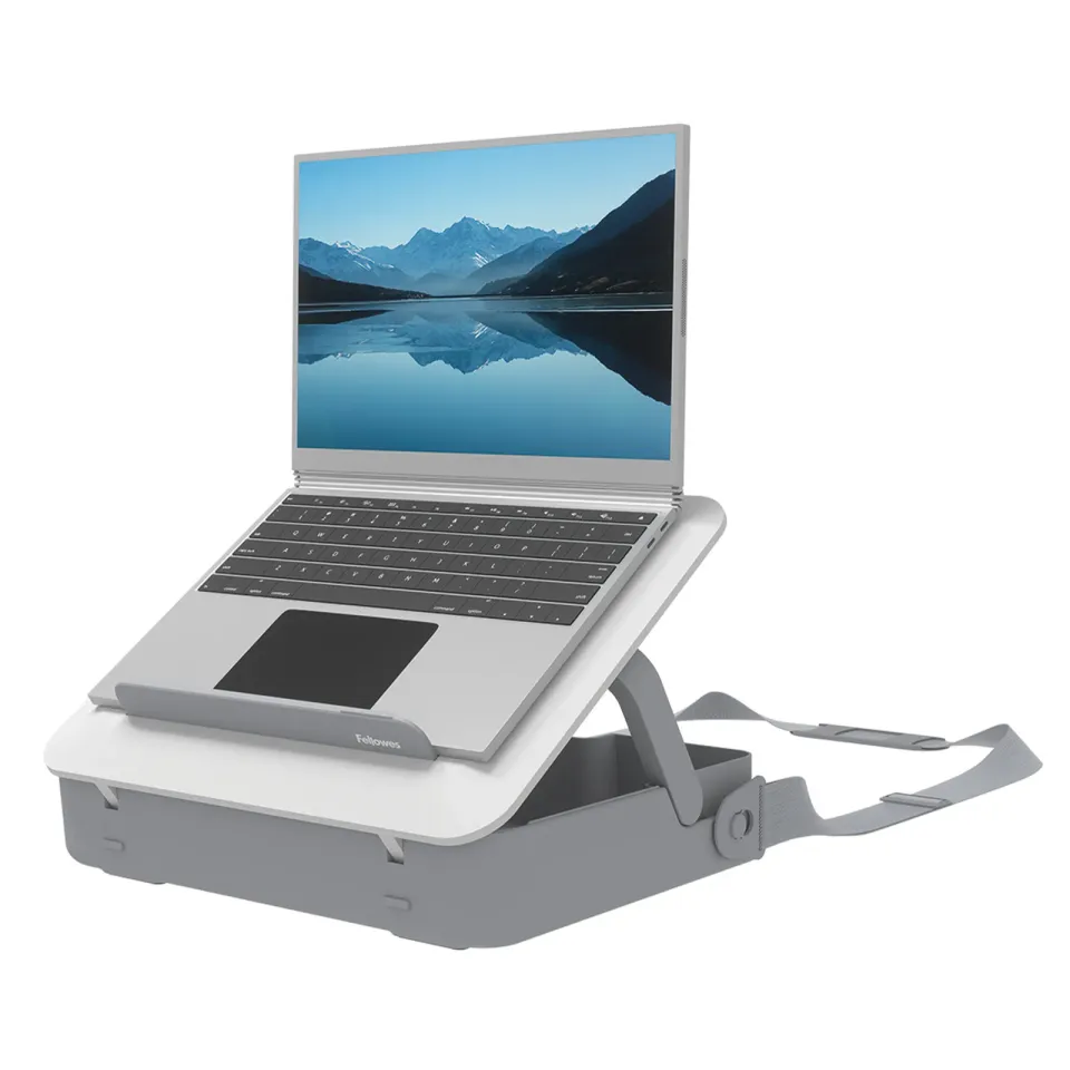 Fellowes kufřík a podložka pod notebook BREYTA bílý