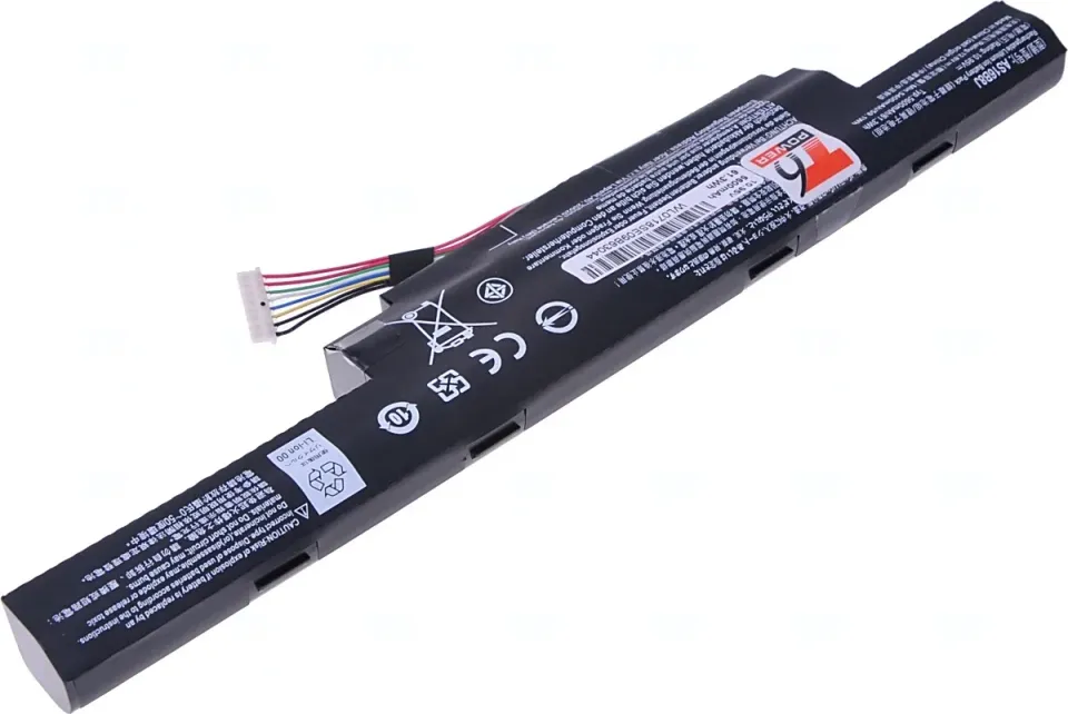 Baterie T6 Power Acer Aspire E5-575, E5-774, F5-573, TravelMate P256-G2, 5200mAh, 56Wh, 6cell