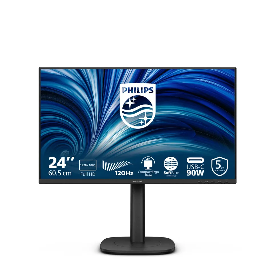 Philips LCD 24B2U3301 23,8" IPS/1920x1080@120Hz/4ms/300cd/HDMI/DP/4xUSB/USB-C do