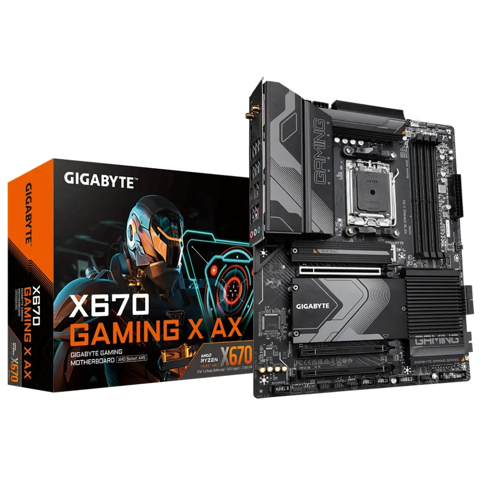 GIGABYTE MB SC AM5 X670 GAMING X AX, AMD X670, 4XDDR5, 1XHDMI, WI-FI, ATX