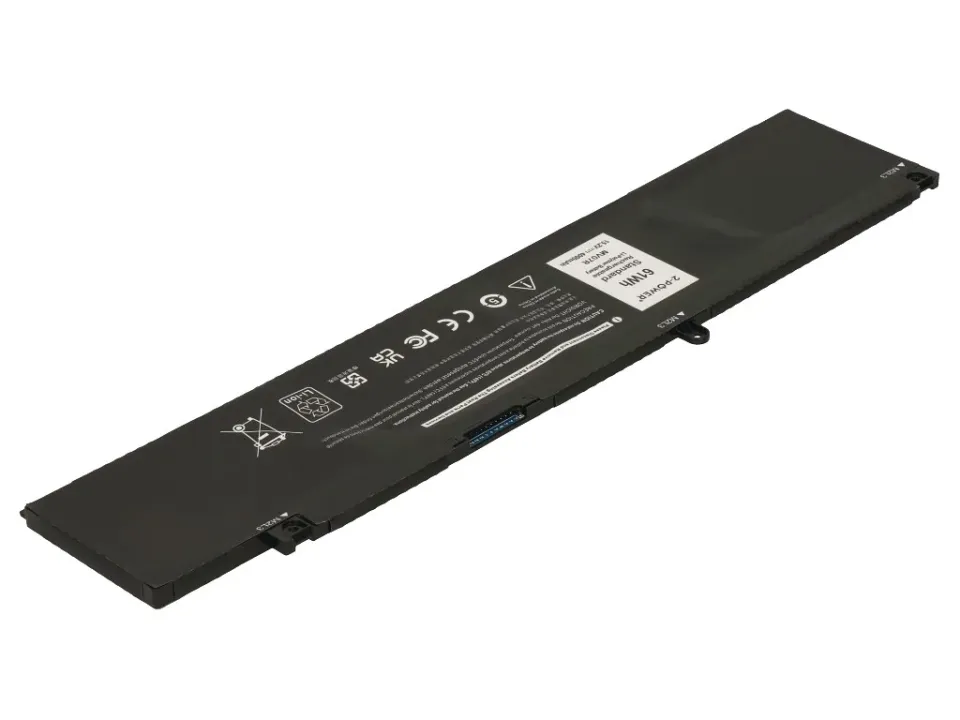 2-Power baterie pro DELL ( MV07R alternative) 4 ?lánková Baterie do Laptopu 15,2