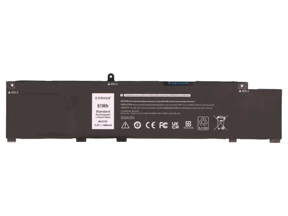 2-Power baterie pro DELL ( MV07R alternative) 4 ?lánková Baterie do Laptopu 15,2