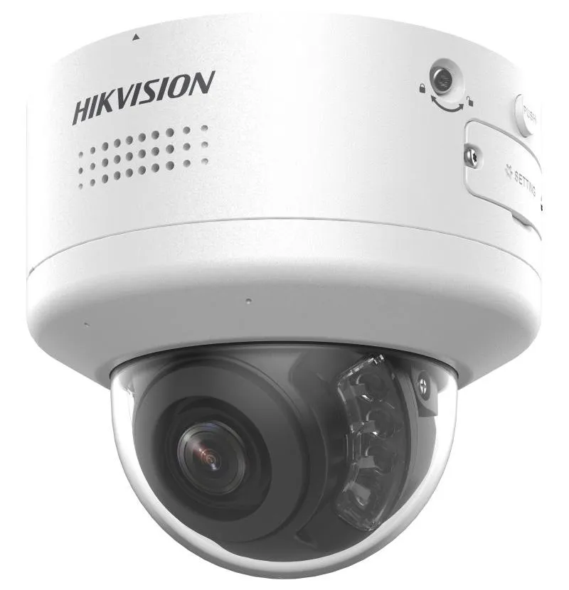Hikvision DS-2CD2787G2H-LIPTRZS2U/SL(2.8-12mm) 8MPix IP PTRZ Smart Hybrid ColorVu Dome kamera; IR/LED 40m, A/A, blikač