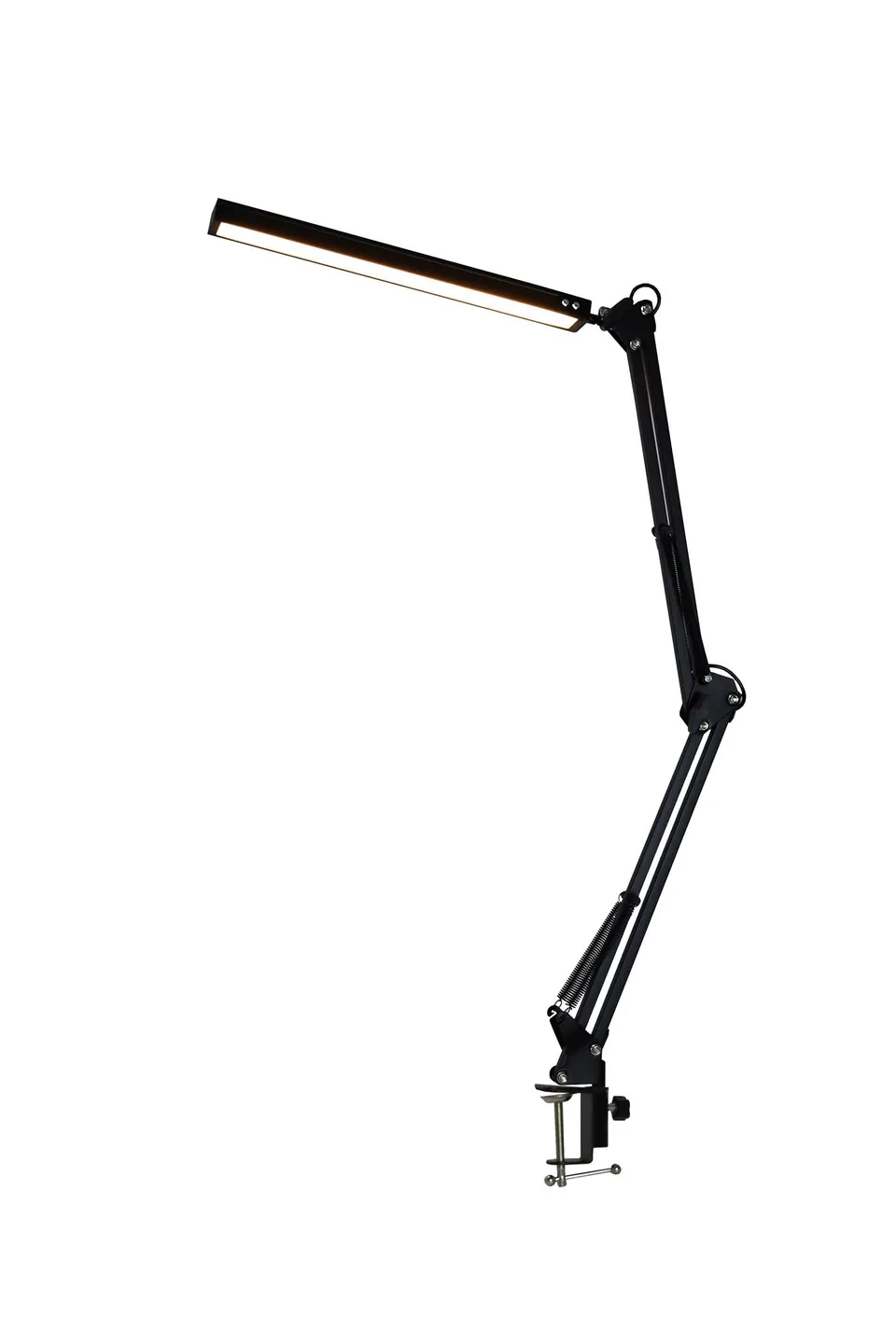 Platinet PDLD10 stolní LED lampa Flexy 10W stmívatelná s klipem, 1 rameno, černá